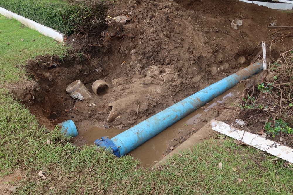 sewer line