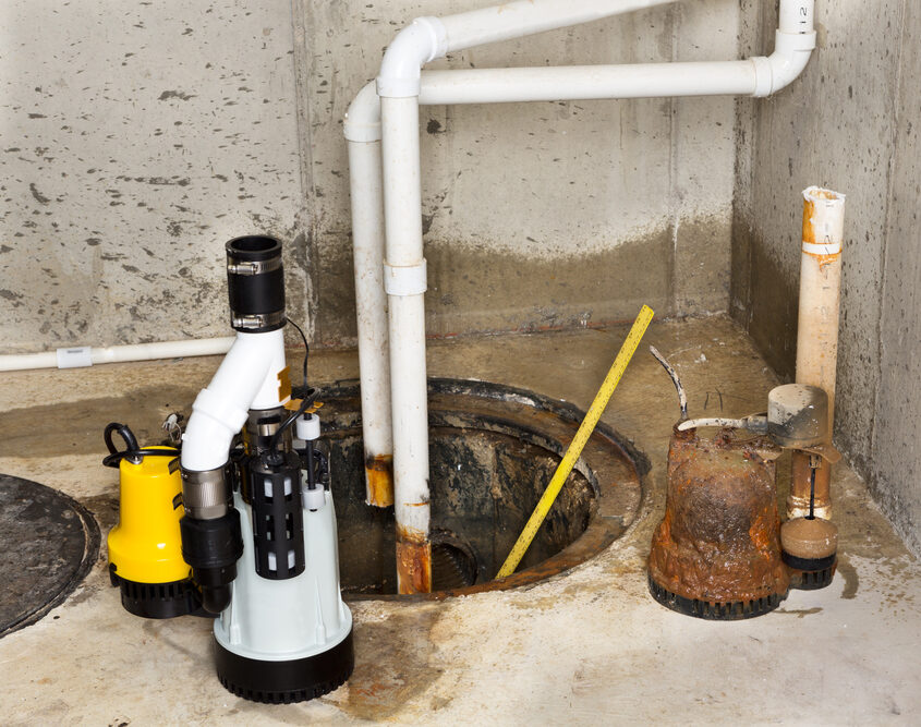 sump pump installation