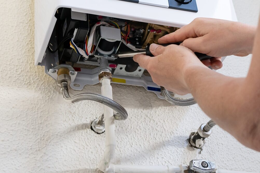 Tankless Water Heater installation in Bucks County